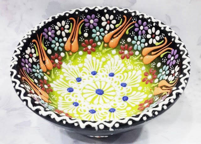 osmanlı motifli 10 cm çini kase