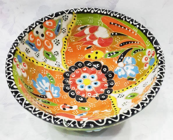 dekoratif seramik kase 10 cm