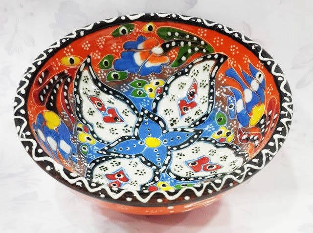 türk çini kase 10 cm