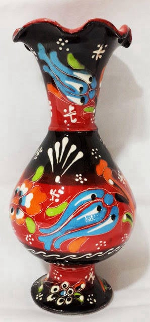 El yapımı 15 cm vazo