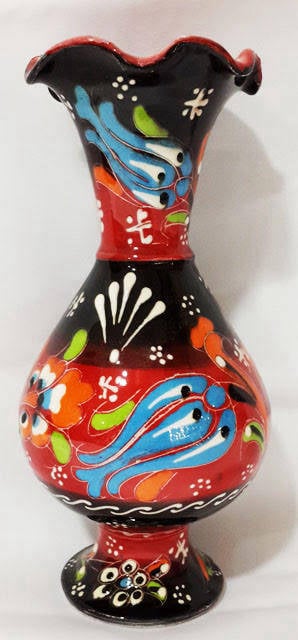 El yapımı 15 cm vazo