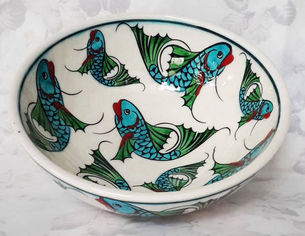 	15 cm seramik kase – Kütahya çini sanatı örneği