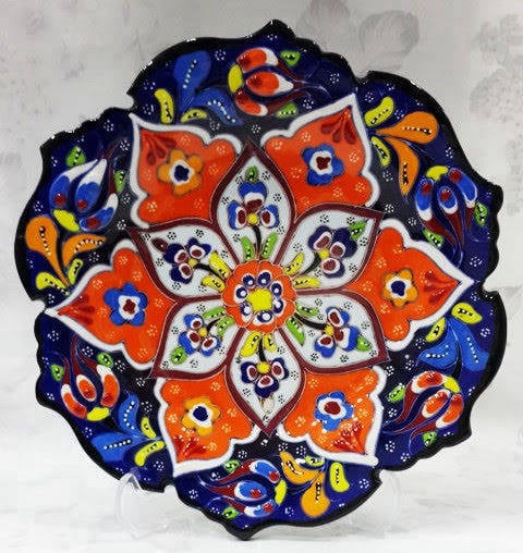 Kütahya çini tabak 18 cm