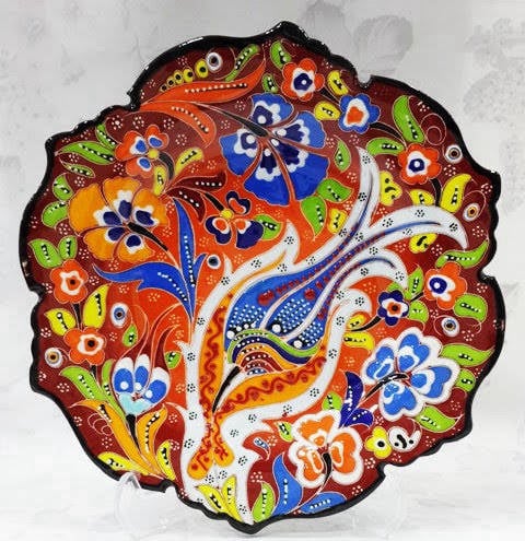 Zarif 18 cm çini tabak