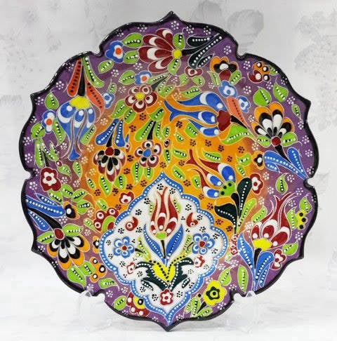 18 cm dekoratif çini tabak