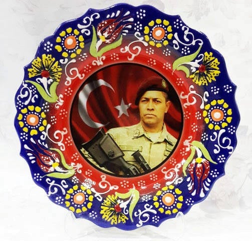 18 cm şık resim tabak