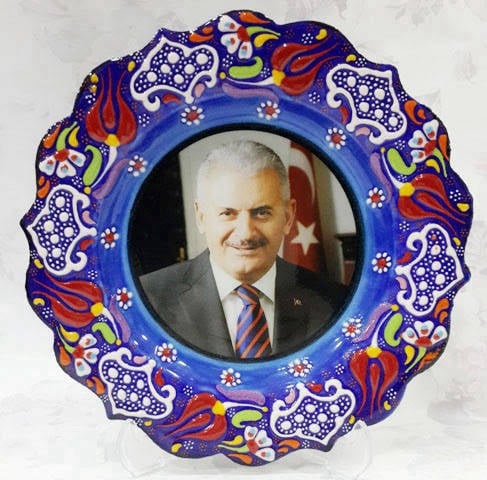 Zarif 18 cm resim tabak
