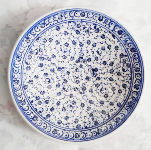 18 cm klasik çini tabak