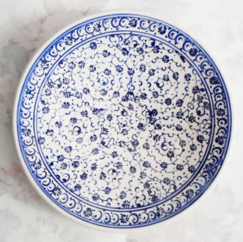 18 cm klasik çini tabak