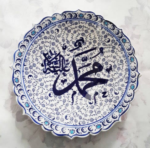 Kütahya el yapımı 18 cm tabak