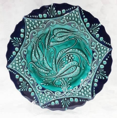 18 cm zarif Türk tabak