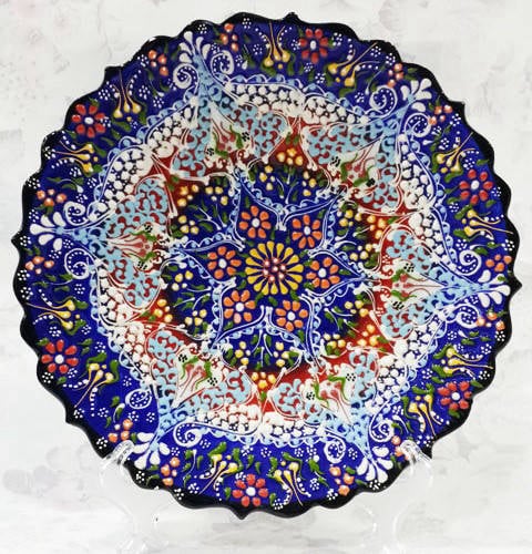 Kütahya 25 cm çini tabak