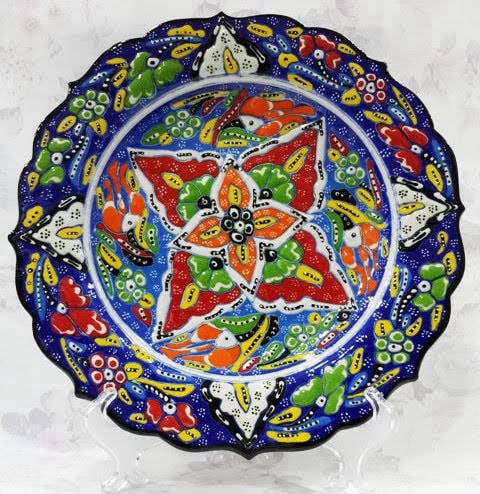 Zarif 25 cm çini tabak