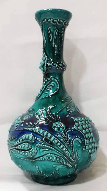 El yapımı 25 cm vazo