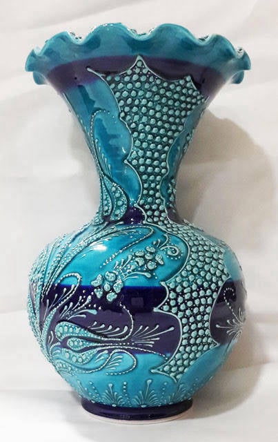 25cm Vazolar Kütahya Selçuk Çini