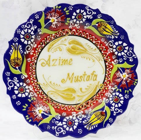 Büyük 25 cm resim tabak