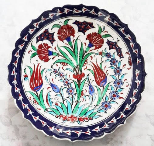 Geleneksel 25 cm Türk tabak