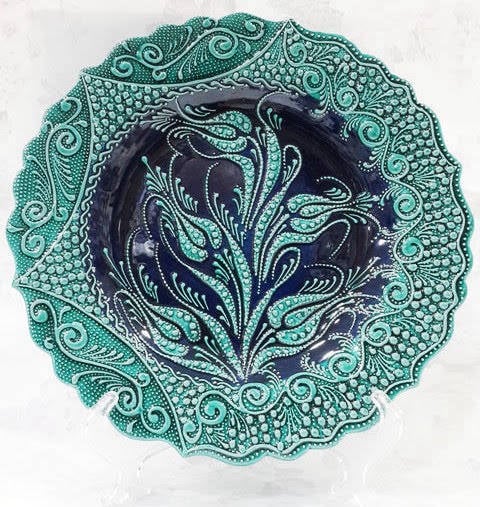 25 cm Türk çini tabak