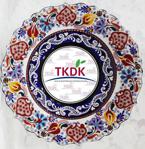 Büyük 30 cm resim tabak