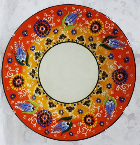 Kütahya 30 cm resim tabak