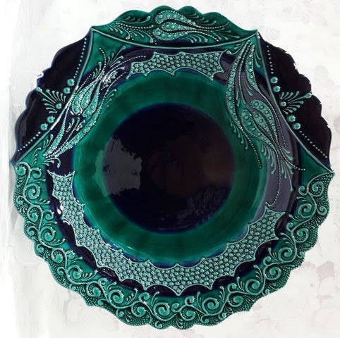 30 cm Türk motifli resim tabak
