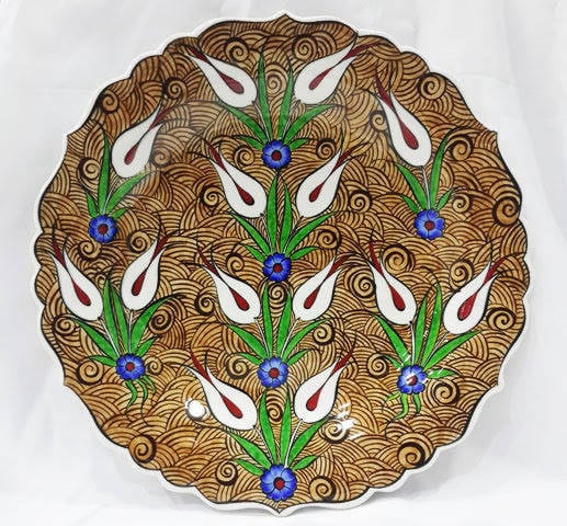 Klasik 30 cm çini tabak