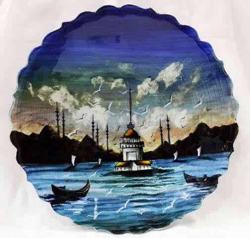 30 cm geleneksel Türk tabak