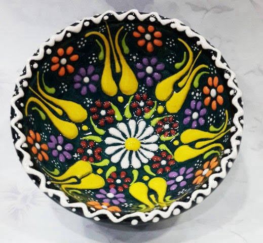 minyatür çini kase