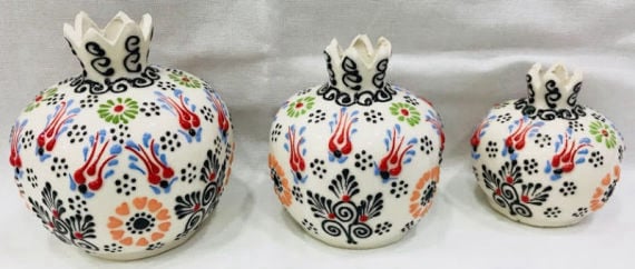 Nar takımı Kütahya el yapımı