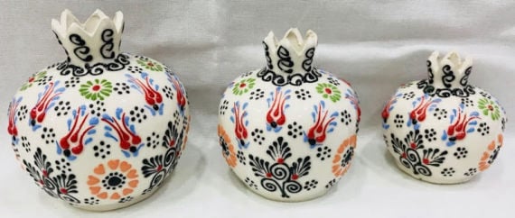 Nar takımı Kütahya el yapımı