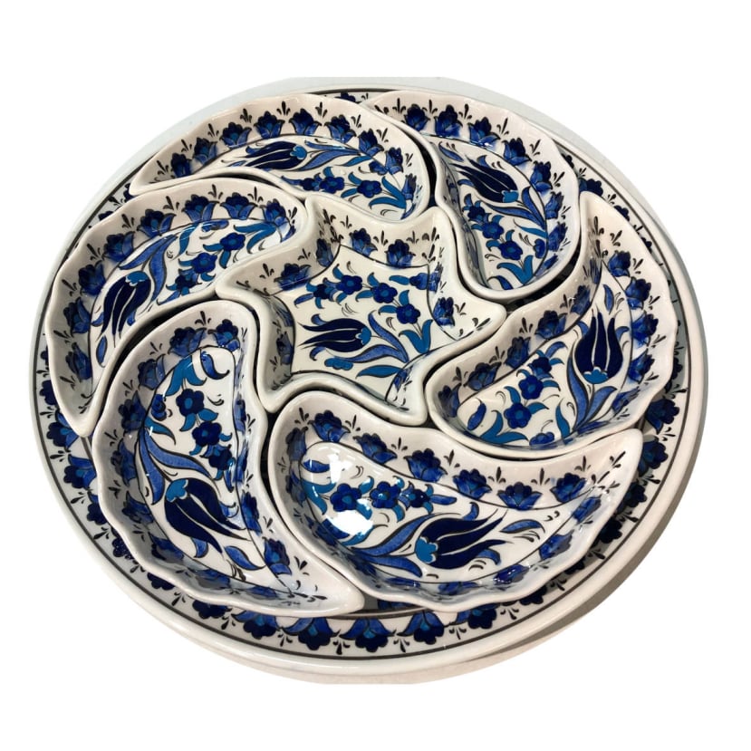 el yapımı çini rüzgar gülü, Kütahya çini rüzgar gülü, Selçuk Çini Rüzgar Gülü