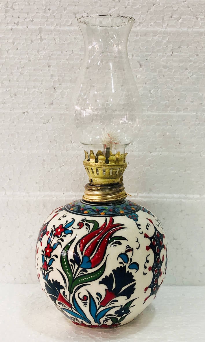 Gaz lambası geleneksel Türk tasarımı